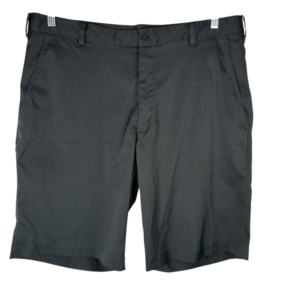 Nike Golf Dri Fit Men’s 36 Black Flat Front Shorts Pockets Casual Bottoms
